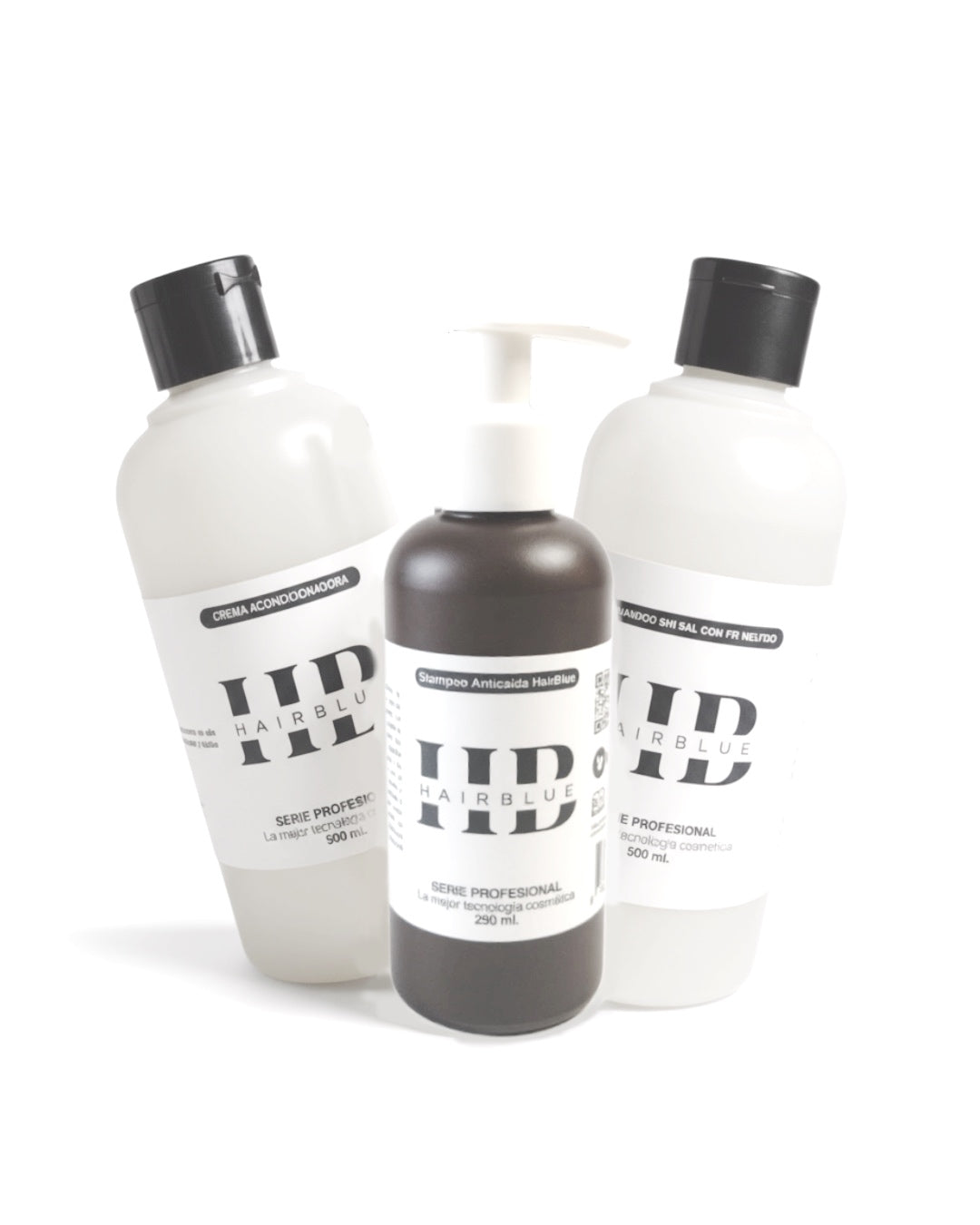 Shampoo Anticaída + Shampoo Sin Sal + Crema Acondicionadora