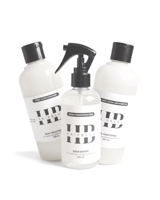 Bruma Termoprotectora + Shampoo Sin Sal + Crema Acondicionadora